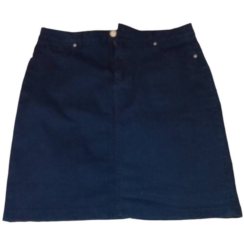 NWOT Laura Scott Denim Mini Skirt, Size 10